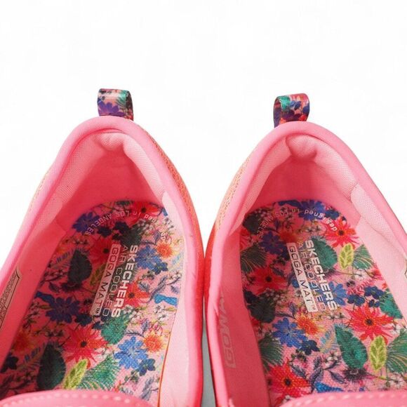 Skechers GO Walk Travel Slip-on Casual Shoes Pink 124980 Women's 8.5 - Picture 11 of 11